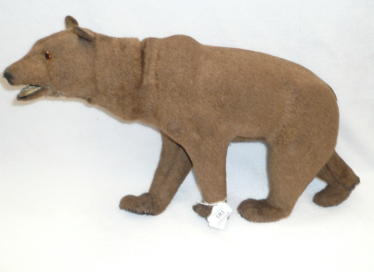 Tennants Auctioneers: A Late 19th/Early 20th Century Realistic Looking Plush Covered Mechanical Bear